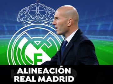 Alineación del Real Madrid en el derbi frente al Atlético de Madrid de la Liga Santander