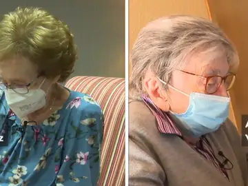 Amparo Colino Ramírez y Amparo Vicente Zacarez, dos mujeres octogenarias que han superado el coronavirus Amparo Colino Ramírez y Amparo Vicente Zacarez, dos mujeres octogenarias que han superado el coronavirus