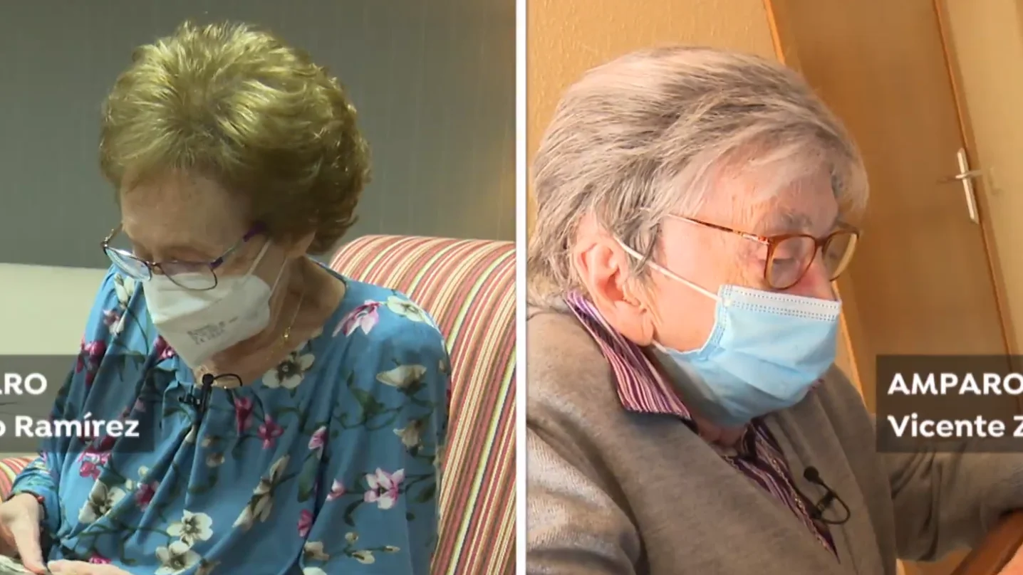 Amparo Colino Ramírez y Amparo Vicente Zacarez, dos mujeres octogenarias que han superado el coronavirus Amparo Colino Ramírez y Amparo Vicente Zacarez, dos mujeres octogenarias que han superado el coronavirus