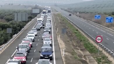 Intentan cortar la autovía A-4 para protestar contra el 