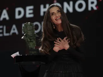 Ángela Molina tras recibir el Goya de Honor 2021 Ángela Molina tras recibir el Goya de Honor 2021
