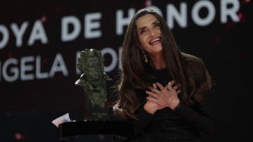 Ángela Molina tras recibir el Goya de Honor 2021
