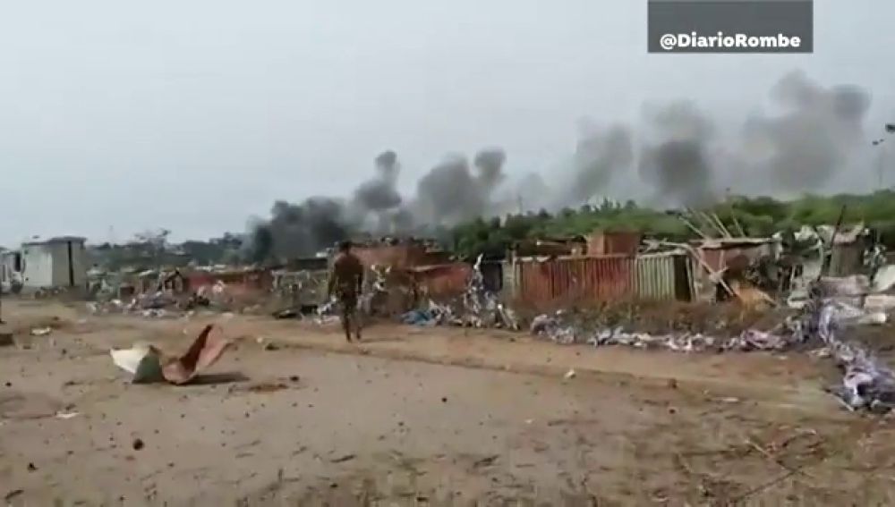 Registradas varias explosiones de gran potencia en la ciudad de Bata, Guinea Ecuatorial