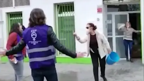 Protesta en una empresa en Córdoba. Córdoba