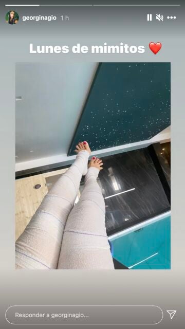 Georgina Rodríguez en sus Stories de Instagram