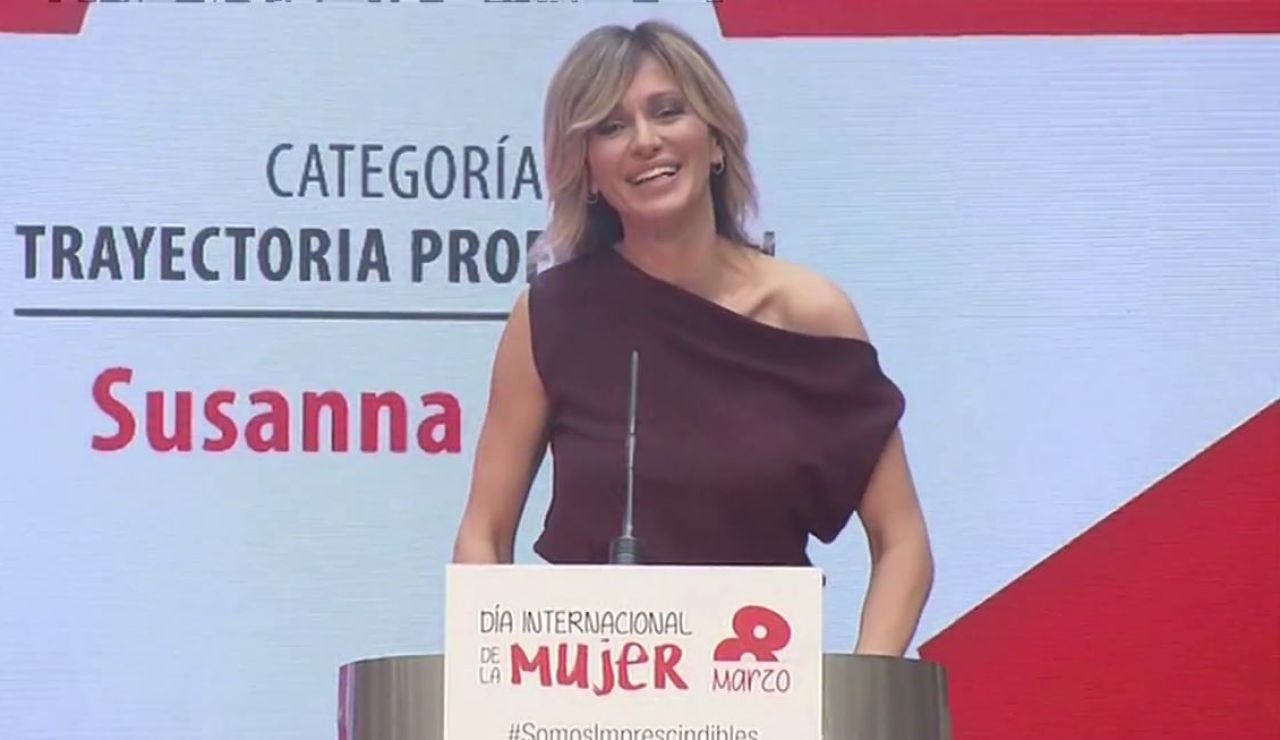 Susanna Griso, premiada por el Día de la Mujer Susanna Griso, premiada por el Día de la Mujer