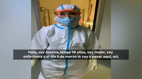 Día de la Mujer 2021: El mensaje de un grupo de sanitarias por el 8M Día de la Mujer 2021: El mensaje de un grupo de sanitarias por el 8M