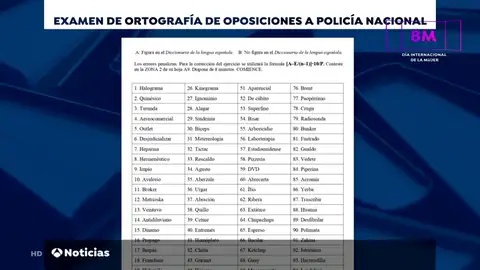 ¿Serías capaz de superar el examen de ortografía de la prueba de acceso a la Policía Nacional? ¿Serías capaz de superar el examen de ortografía de la prueba de acceso a la Policía Nacional?