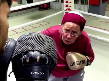 Nancy Van Der Stracten, la abuela de 75 años que boxea para combatir el Parkinson que padece Nancy Van Der Stracten, la abuela de 75 años que boxea para combatir el Parkinson que padece
