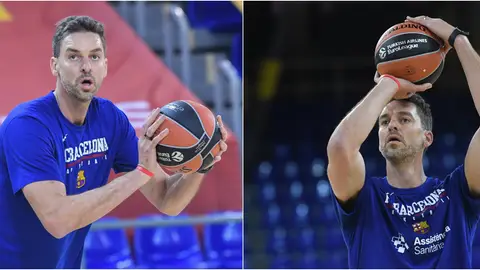 Pau Gasol completa su primera sesión de trabajo como jugador del Barcelona Pau Gasol completa su primera sesión de trabajo como jugador del Barcelona