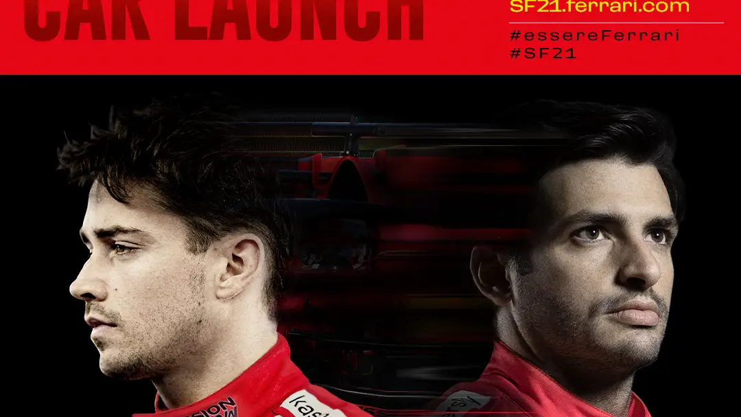 Horario y dónde ver la presentación del Ferrari SF21 de Carlos Sainz en directo Horario y dónde ver la presentación del Ferrari SF21 de Carlos Sainz en directo