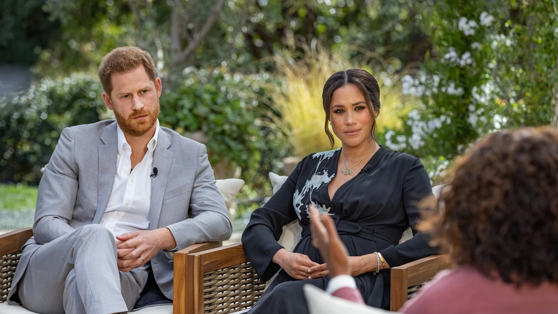 El príncipe Harry y Meghan Markle en su entrevista con Oprah Winfrey El príncipe Harry y Meghan Markle en su entrevista con Oprah Winfrey