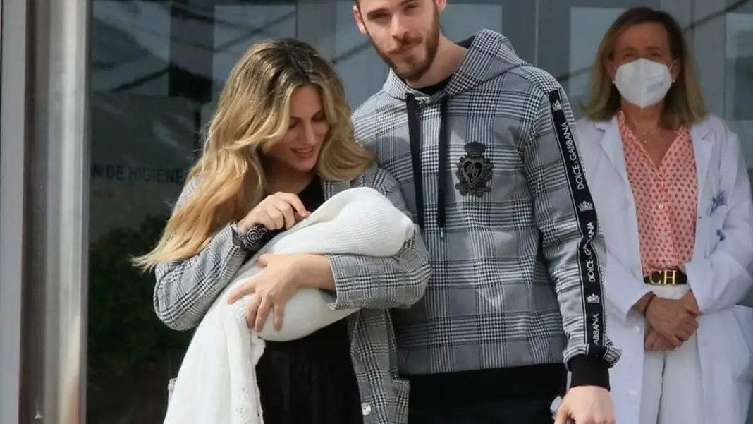 Edurne y De Gea. Edurne y De Gea.