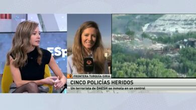 Pilar Cebrián, reportera de guerra en Oriente Medio: 