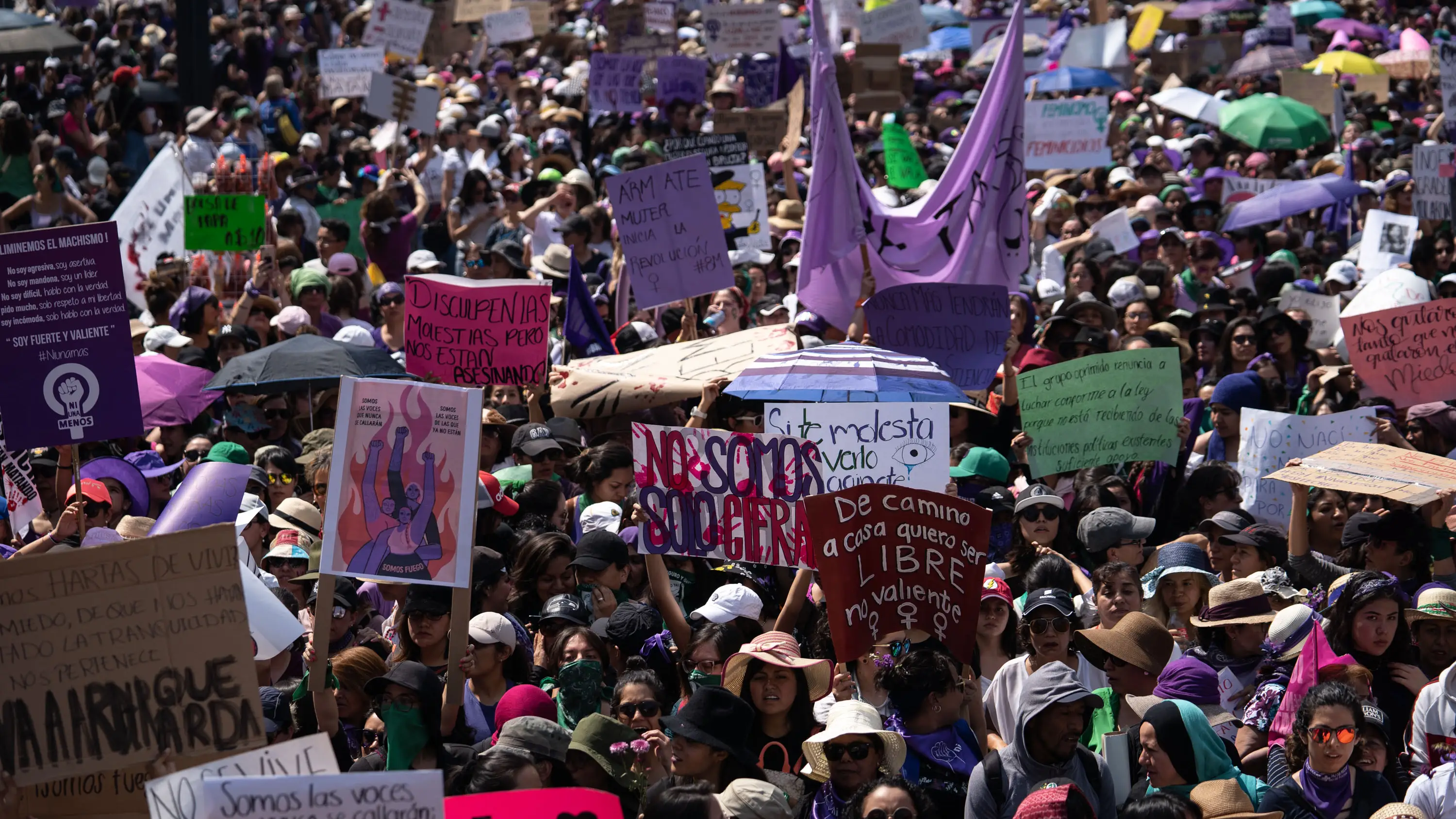 Manifestaciones D&iacute;a internacional de la Mujer