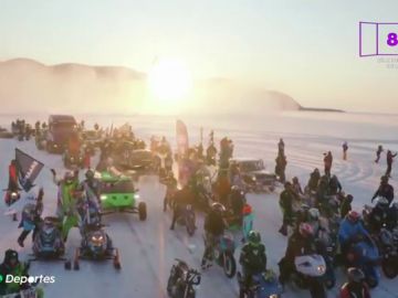 La Milla del Baikal, la fiesta de la velocidad sobre el hielo y a temperaturas bajo cero