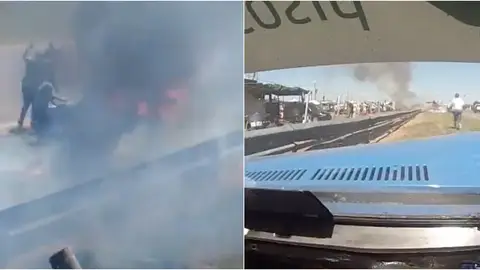 El espeluznante accidente de un piloto en Argentina: permanece varios segundos dentro del coche en llamas El espeluznante accidente de un piloto en Argentina: permanece varios segundos dentro del coche en llamas