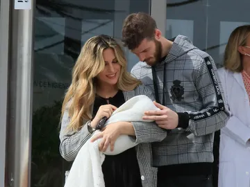 Edurne y David de Gea con su hija Edurne y David de Gea con su hija