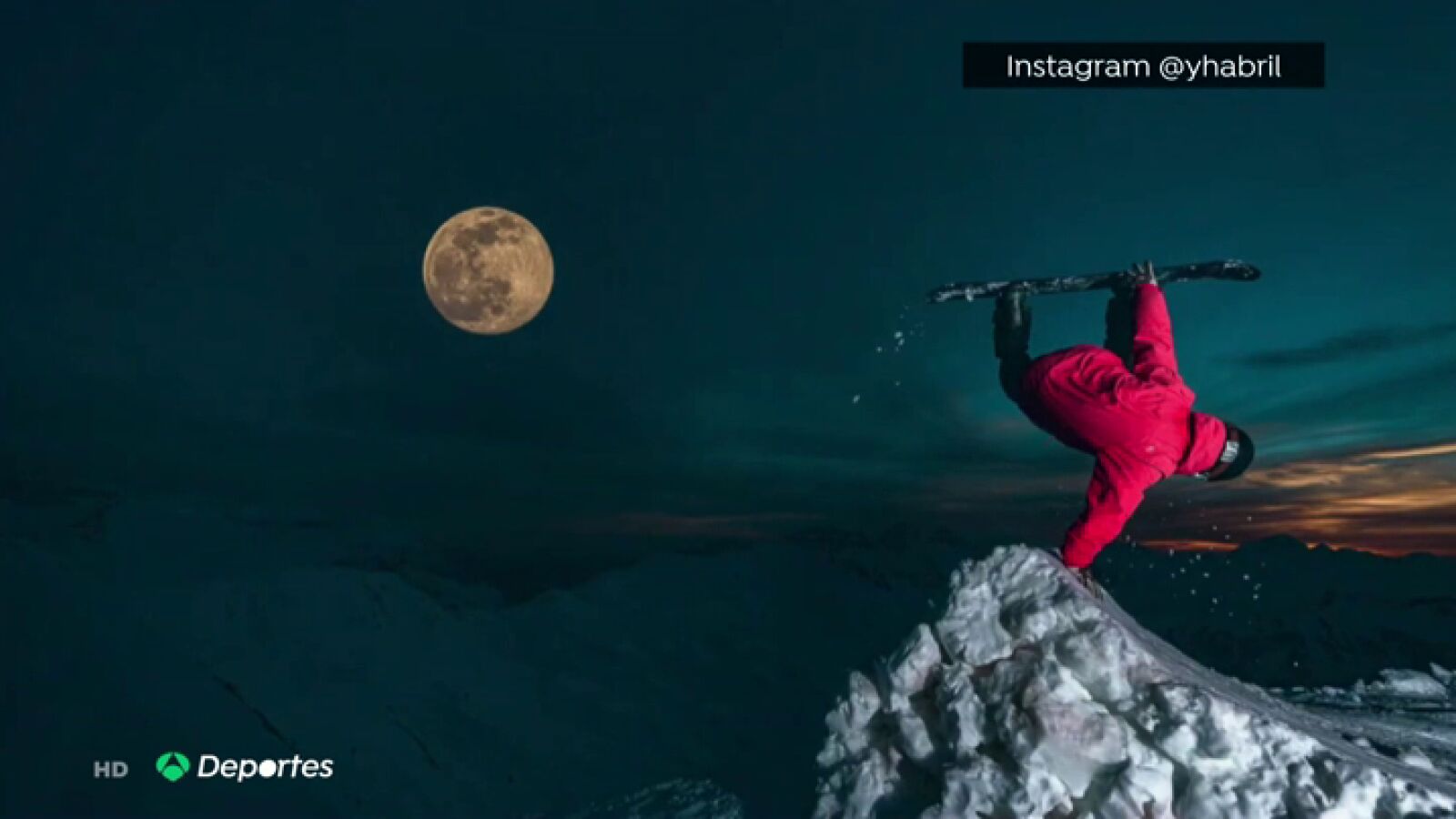 Yhabril, el fotógrafo enamorado del snow y la luna que está causando sensación