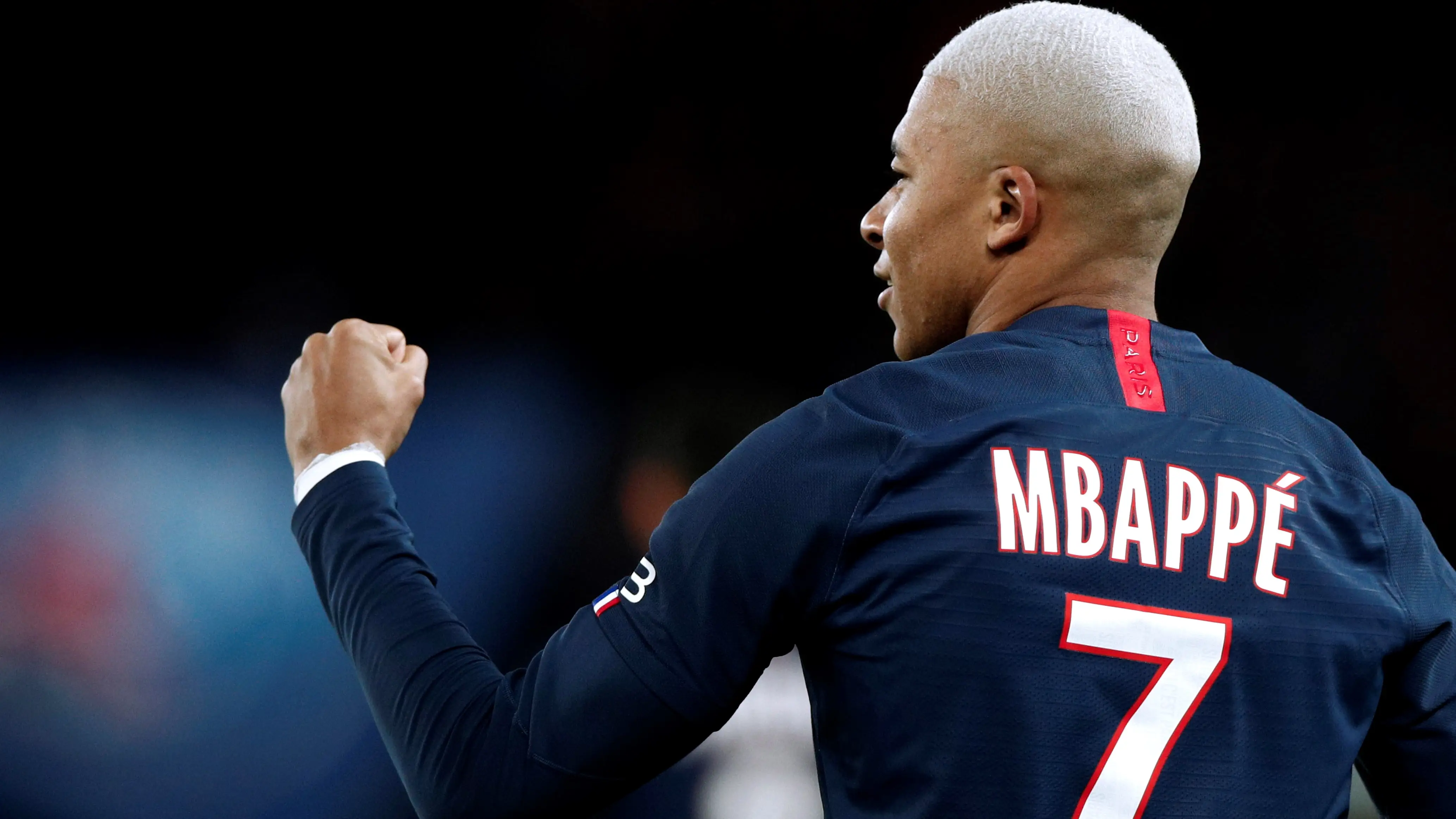 Kylian Mbappe celebra un gol en un partido del PSG Kylian Mbappe celebra un gol en un partido del PSG