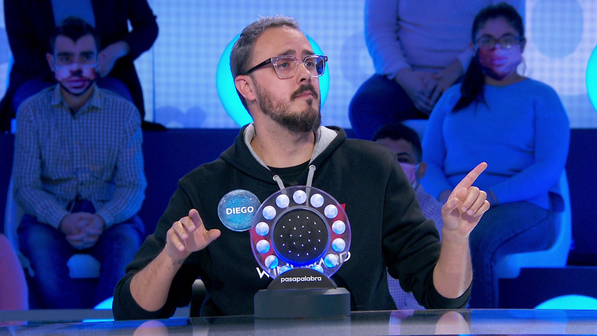 Diego Arjona pone una reclamación a ‘Pasapalabra’ antes de comenzar su duelo en ‘La Pista’