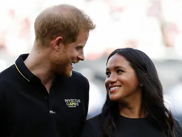 El príncipe Harry y Meghan Markle El príncipe Harry y Meghan Markle