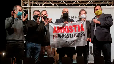 Seis de los presos del procés, Jordi Turull, Jordi Sànchez, Joaquim Forn, Raül Romeva, Jordi Cuixart y Oriol Junqueras Seis de los presos del procés, Jordi Turull, Jordi Sànchez, Joaquim Forn, Raül Romeva, Jordi Cuixart y Oriol Junqueras