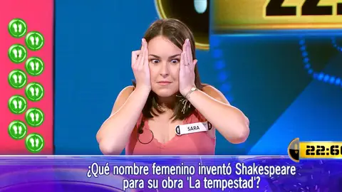 ¡De completa chiripa! Sara vence en el Duelo Final y gana 22.500 euros en ‘¡Ahora caigo!’ ¡De completa chiripa! Sara vence en el Duelo Final y gana 22.500 euros en ‘¡Ahora caigo!’