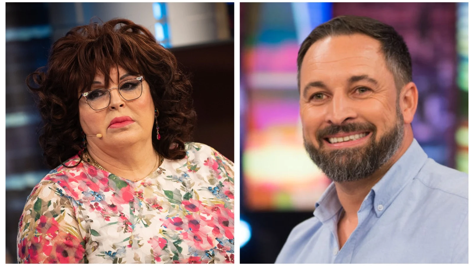Paca La Pira&ntilde;a y Santiago Abascal
