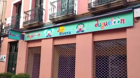 Una tienda cerrada en Jaén. Jaén