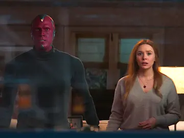 Paul Bettany y Elizabeth Olsen en 'WandaVision' Paul Bettany y Elizabeth Olsen en 'WandaVision'