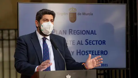 El todavía presidente de Murcia, López Miras El todavía presidente de Murcia, López Miras