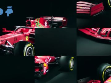 PUZZLE Reconstruye el nuevo Ferrari SF21 de Carlos Sainz