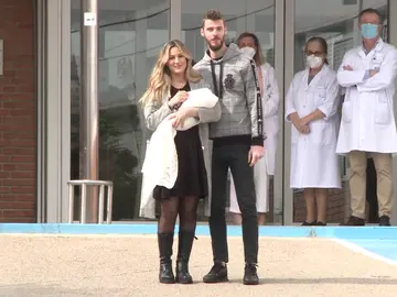 Edurne y David de Gea Edurne y David de Gea