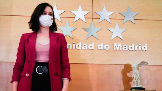 La presidenta de la Comunidad de Madrid, Isabel D&iacute;az Ayuso