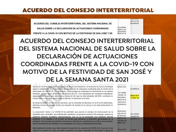 Borrador de propuestas de Sanidad para el Consejo Interterritorial de Salud