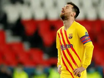 El mensaje de Koeman a Messi tras la eliminación ante el PSG: "No creo que tenga dudas del futuro de este equipo" El mensaje de Koeman a Messi tras la eliminación ante el PSG: "No creo que tenga dudas del futuro de este equipo"