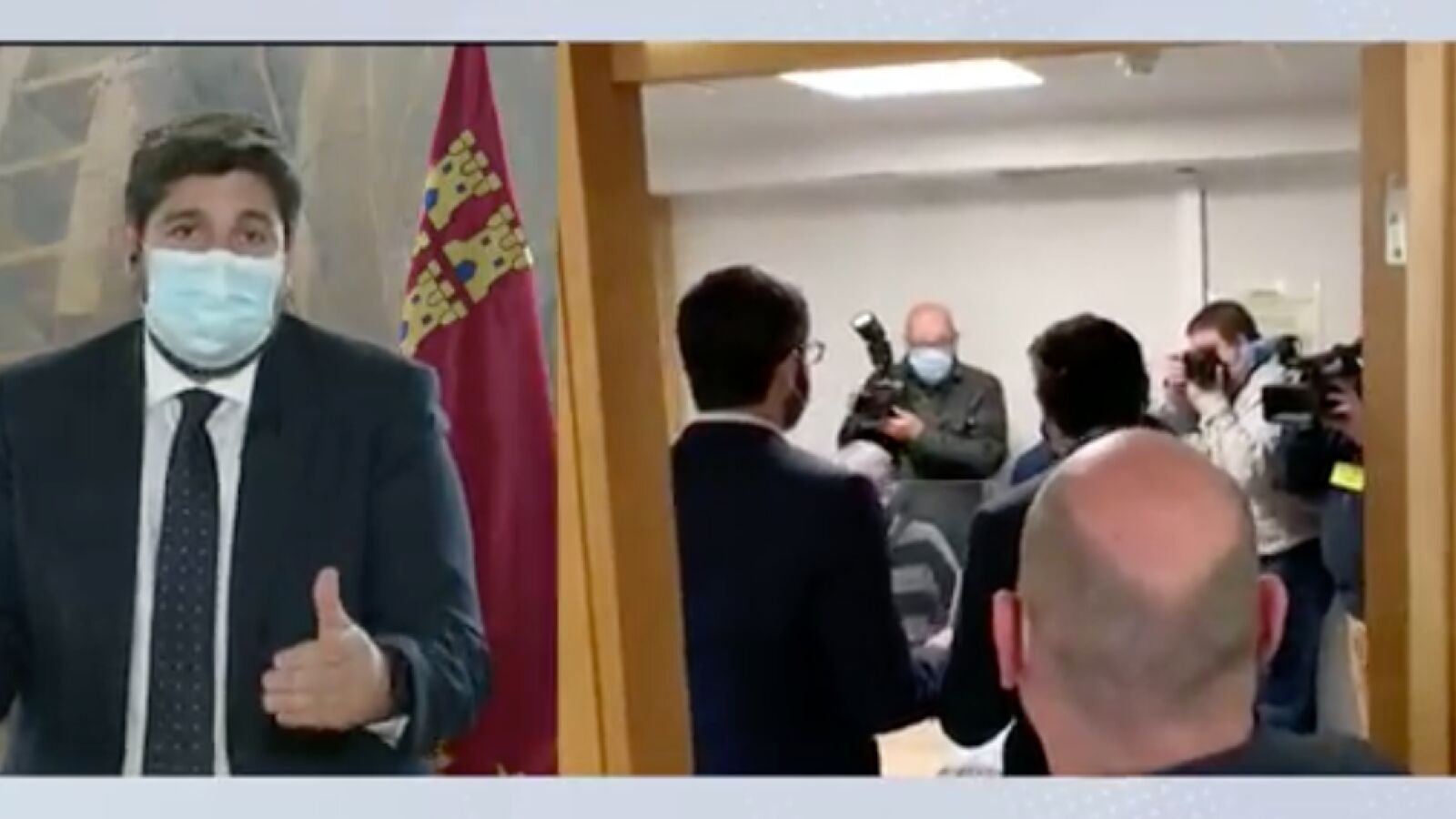 Fernando López Miras acusa a Cs: 