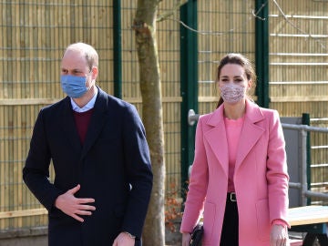 El príncipe Guillermo y su mujer, Kate Middleton