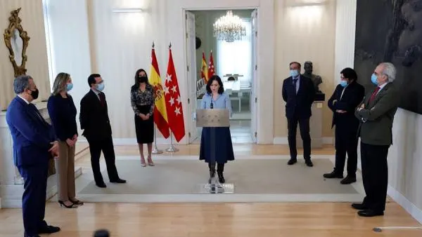 Rueda de prensa de Isabel D&iacute;az Ayuso