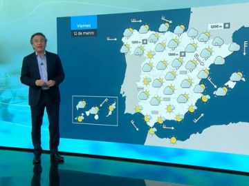 Previsi&oacute;n del tiempo 11 de marzo