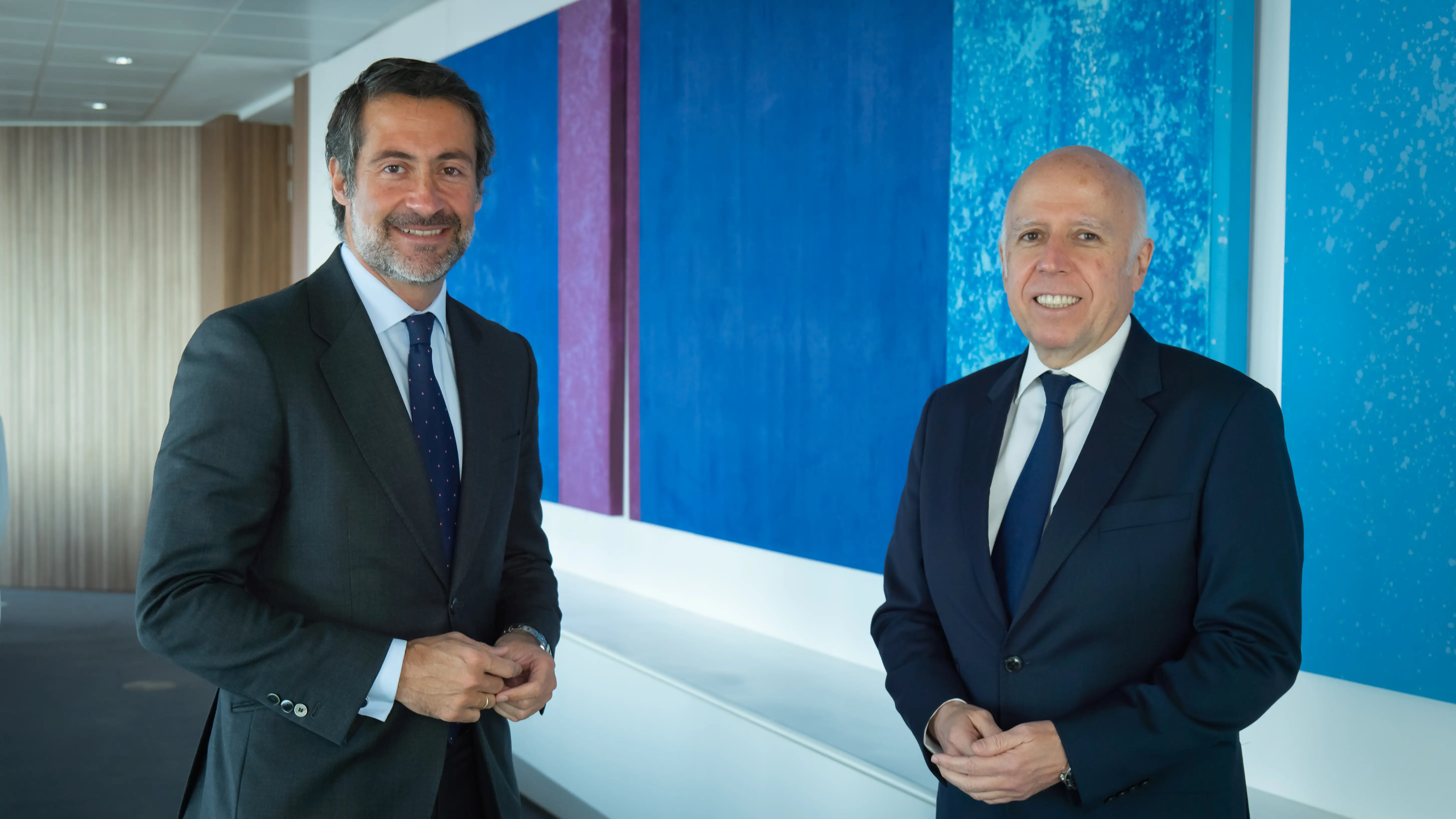 Juan Cano, nuevo presidente de KPMG Hilario Albarracín, presidente de KPMG en España y Juanjo Cano, consejero delegado y próximo presidente de la firma