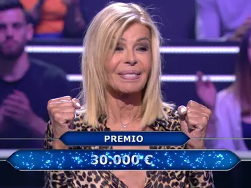 La pregunta por los 50.000 euros ante la que Bibiana Fernández decide plantarse… ¡y la sabía! La pregunta por los 50.000 euros ante la que Bibiana Fernández decide plantarse… ¡y la sabía!