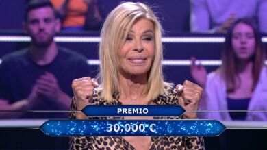 La pregunta por los 50.000 euros ante la que Bibiana Fernández decide plantarse… ¡y la sabía!