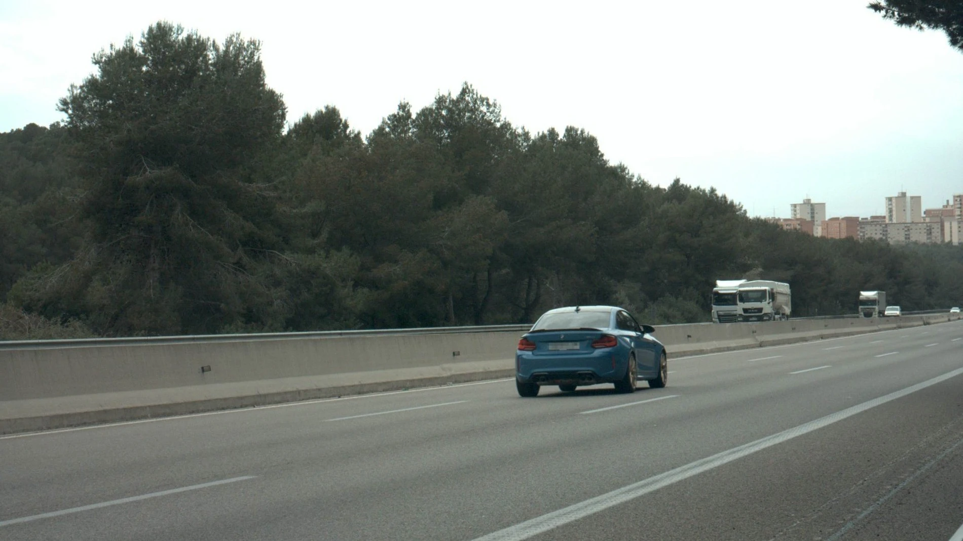 Un hombre circula a 256 km/h en Tarragona. Un hombre circula a 256 km/h en Tarragona.