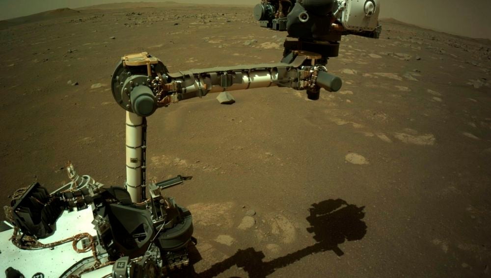 El Perseverance trabaja sobre la superficie de Marte