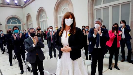 Laura Borr&agrave;s, presidenta del Parlament catal&aacute;n