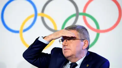 Thomas Bach, presidente del COI, en una imagen de archivo El COI vacunará a todos los deportistas antes de los Juegos Olímpicos de Tokio