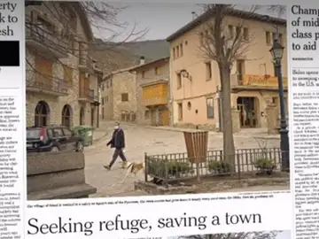 Gósol, el pueblo catalán de 200 habitantes que protagoniza la última portada del 'The New York Times' Gósol, el pueblo catalán de 200 habitantes que protagoniza la última portada del 'The New York Times'