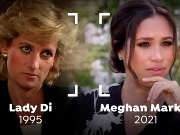 Las similitudes entre la entrevista de Lady Di y la de Meghan Markle y el príncipe Harry Las similitudes entre la entrevista de Lady Di y la de Meghan Markle y el príncipe Harry